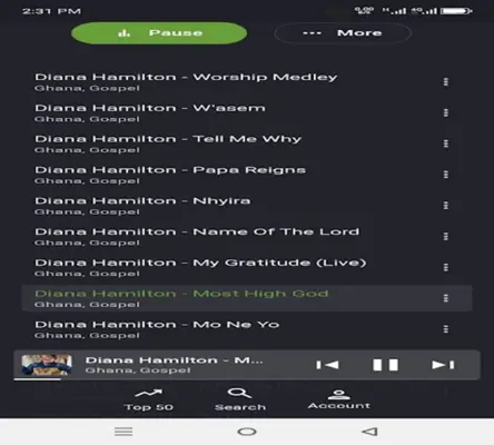 All Ghana Gospel Music android App screenshot 0