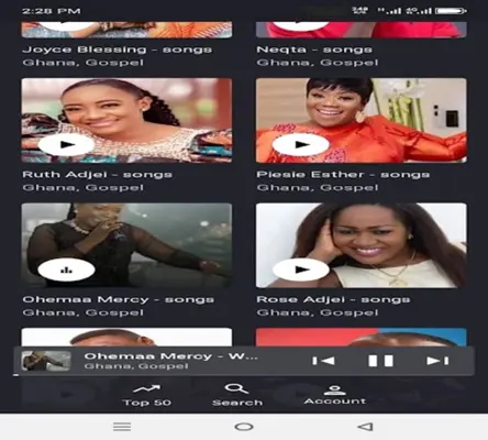 All Ghana Gospel Music android App screenshot 1